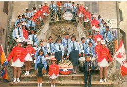 Auriol Animée Fanfare Des Jeunes Sapeurs Pompiers Musiciens Majorette "Les Acadiennes" De Marseille - Auriol