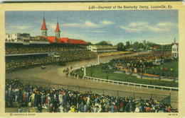 LOUISVILLE , KY - SOUVENIR OF THE KENTUCKY DERBY - EDIT CAUFIELD & SHOOK (3169) - Louisville