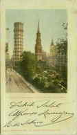 NEW YORK - ST PAUL CHURCH & ST PAUL BUILDING - BY DETROIT PHOTO. CO. 1901 (3182) - Kerken