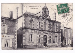 CPA Thenezay (Deux-Sèvres), Hôtel De Ville. A Voyagé En 1913 - Thenezay