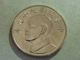 2010 NT$5.00 Chiang Kai-shek CKS Coin - Taiwán