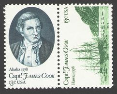 USA - 1978 200TH ANNIV OF PACIFIC EXPLORATION OF CAPTAIN JAMES COOK - 2V - MNH - Nuevos