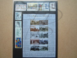 VEND BEAUX TIMBRES DE S.P.M. , ANNEE 2000 + P.A. , XX !!! - Full Years