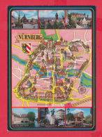 232842 / NURNBERG Nuernberg - MAP , Germany Deutschland Allemagne Germania - Neuburg