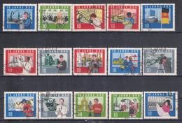 Lot 11  DDR  1964  Mi Nr 1059A/73A - Used Stamps