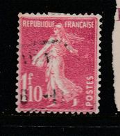 FRANCE N°238 1f10 ROSE TYPE SEMEUSE CAMEE SANS LA MAIN OBL - Oblitérés