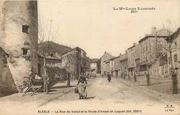HAUTE LOIRE  BLESLE  La Rue Du Vallat Et La Route D'anzat Le Luguet - Blesle