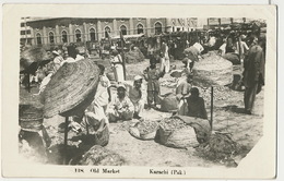 Real Photo Old Market  Karachi  Via Air Mail 2 Stamps Stop Over Of 2 Hours In Karachi - Pakistan