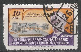Spain. #T1 (U) 90th Anniv. Of The Fondation Of The Telegraph School - Telegramas