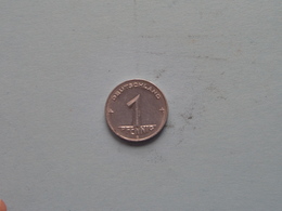 1950 E - 1 Pfennig / KM 1 ( Uncleaned Coin / For Grade, Please See Photo ) !! - 1 Pfennig