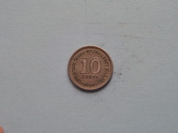 MALAYA 1948 - 10 Cents / KM 8 ( Uncleaned Coin / For Grade, Please See Photo ) !! - Kolonies
