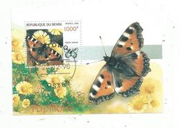 Bloc , PAPILLONS , République Du BENIN , 1998 , Ninfalidae - Vlinders