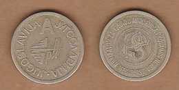 AC - JUGOSLAVIJA YUGOSLAVIA PTT TELEPHONE A TOKEN JETON - Monetary/Of Necessity