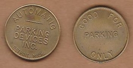 AC - AUTOMATIC PARKING DEVICES INC DETROIT MICH TOKEN JOKEN - Monedas / De Necesidad