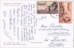 28646. Postal PORT SAID (Egypt) 1925.  PAQUEBOT. The Canal Suez. Maritim Mail - Lettres & Documents