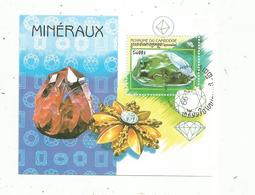 Bloc , MINERAUX , 1998 1999 , CAMBODGE , DIAMANT - Minéraux