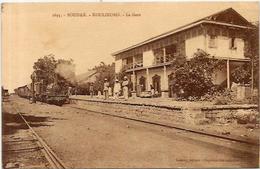 CPA Soudan Sudan Afrique Noire Train Gare De KOULIKORO Chemin De Fer Locomotive écrite - Soedan