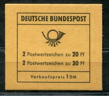 6898 - BUND - Markenheftchen 14 F Postfrisch - Links Geöffnet - 1951-1970