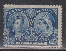 CANADA Scott # 54 MH - QV Jubilee - Paper Adhesion & Creases CV $60 Space Filler - Ungebraucht