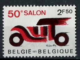 Belgique - Belgium - Belgien 1971 Y&T N°1568 - Michel N°1625 Nsg - 2f50 Salon De L'auto - Gebraucht