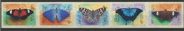 AUSTRALIA  1998   BUTTERFLIES  SELF ADHESIVE STRIP  MNH - Butterflies