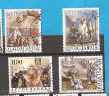 1988  2303-06 MUSEUMSEXPONATEN  VOLKSBRAEUCHE     JUGOSLAWIEN JUGOSLAVIJA USED - Used Stamps