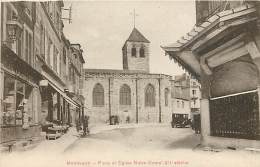 MONTLUCON - Place Et église Notre Dame - Montlucon