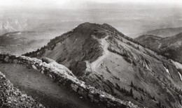 USA Wyoming Yellowstone National Park Depuis Le Mont Washburn Ancienne Carte Photo Haynes 1940 - Yellowstone