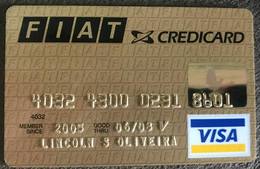 LSJP BRAZIL FIAT VISA ITAU BANK CARD - 06/2008 - Tarjetas De Crédito (caducidad Min 10 Años)