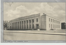 CPA - PHOTO - U. S. POST OFFICE - LANSING - MICH - C 400 - WAYNE - Lansing