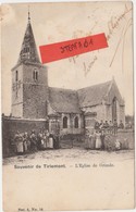 Tienen, Thienen, Tirlemont,Grimde, De Kerk, In Vervallen Staat, Later Necropolis, Uniek Verzonden In 1898! - Tienen