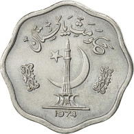 Monnaie, Pakistan, 2 Paisa, 1974, TTB, Aluminium, KM:25a - Pakistan