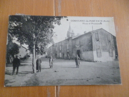 CPA 11 Aude Cornilhac Du Plat Pays Place Et Promenade  BE - Sonstige & Ohne Zuordnung