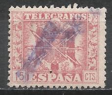 Spain. #T7 (U) Telegrafos * - Telegraph