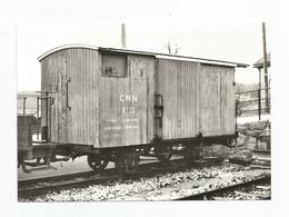 Suisse Neuchatel Cpm Wagon Couvert Du Parc D'origine Aux Brenets 1959 - Les Brenets