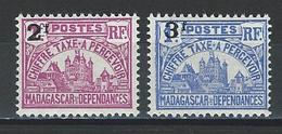 Madagascar Yv. T18-19, Mi P18-19 * - Timbres-taxe