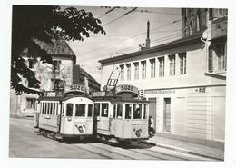 Suisse Neuchatel Cpm La Chaux De Fonds Tramways Devant Boucherie A La Charrière Versoix - La Chaux-de-Fonds