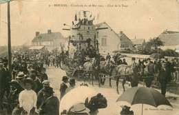 YVELINES  HOUDAN CAVALCADE Du 28 MAI 1905  Char De La Tour - Houdan