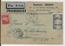ALGERIE - 1935 - ENVELOPPE Par AVION De ORLEANSVILLE => PARIS - Briefe U. Dokumente