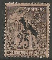 St Pierre & Miquelon - 1892 Overprint & Surcharge On Dubois Issue MH *   Mi 45  Sc 51 - Unused Stamps