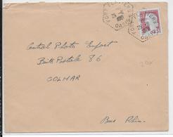 ALGERIE - 1961 - ENVELOPPE  De FORT FLATTERS OASIS  => COLMAR - Brieven En Documenten