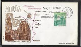 Espagne - Enveloppe Premier Jour - Monuments - Châteaux - Architecture - FDC