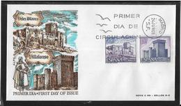 Espagne - Enveloppe Premier Jour - Monuments - Châteaux - Architecture - FDC