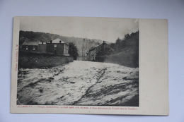 38138  -   Floreffe  Orage Inondations 1906 - L'eau  Dévalant  Du Buzet Vers La Sambre - Floreffe