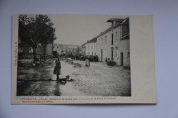 38141  -   Floreffe  Orage Inondations 1906 -   L'avenue De La  Place De Floreffe - Floreffe