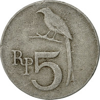 Indonésie, 5 Rupiah, 1970, TB, Aluminium, KM:22 - Indonésie