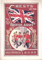 CRESTS OF BRITISH ARMY INSIGNE BADGE ARMEE BRITANNIQUE GUIDE COLLECTION - Brits Leger