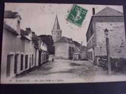 Marquise - Rue Jules Duflos Et L'église. - Marquise