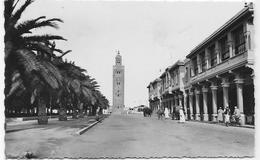 Maroc  Marrakech -Avenue De La Koutoubia. - Marrakech