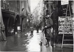 75 - PARIS - INONDATION DE 1910 - Rue De Bièvre - Photo Desoye - Ed Yvon (Reproduction) - Inondations De 1910